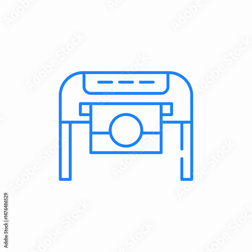money dispensing machine icon sign vector