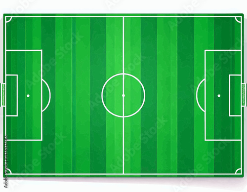 Football Field Vector 