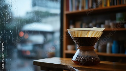 Manual Brew Setup with Rainy Mood