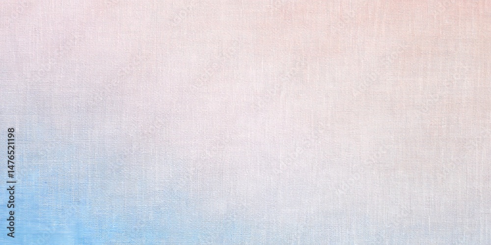 Fototapeta premium Subtle Pastel Gradient on Textured Linen Fabric Background