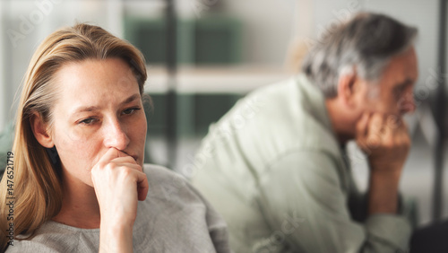 Father and daughter fight, generation gap concept