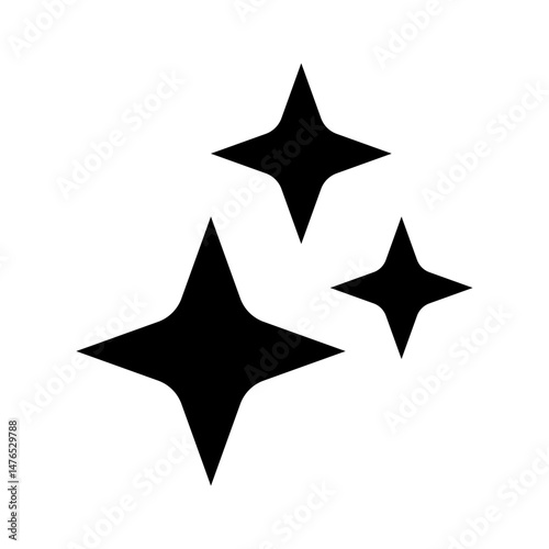 Sparkle vector icon. Shine symbol illustration. star sign or logo.
