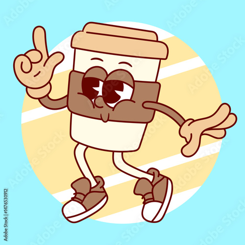 vector illustration of cartoon man