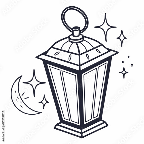 street lamp vector