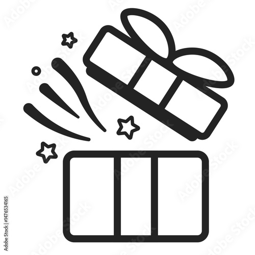Birthday Doodle Line Element Design