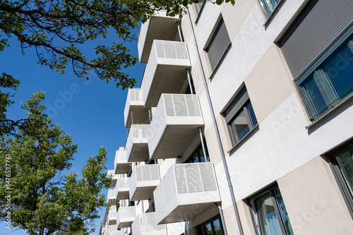 Modernes Neubauhaus in Deutschland