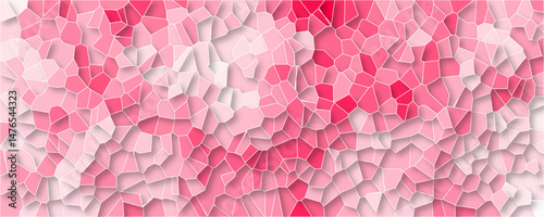 Pink white Geometric Modern creative background. Pink Geometric Retro tiles pattern. Pink hexagon ceramic. Abstract colorful background with triangles. background of crystallized. 