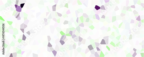 Light blue ash Broken quartz stained Glass Background with White lines, with light green 3d vector design. Terrazzo Texture Vector. Flooring Seamless Pattern background design background.