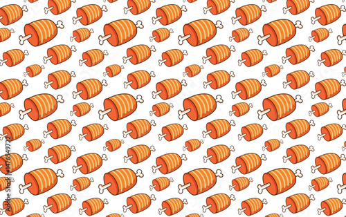 beef shank, meat, illustration, clipart, for backgrounds, textures, pattern, repeat