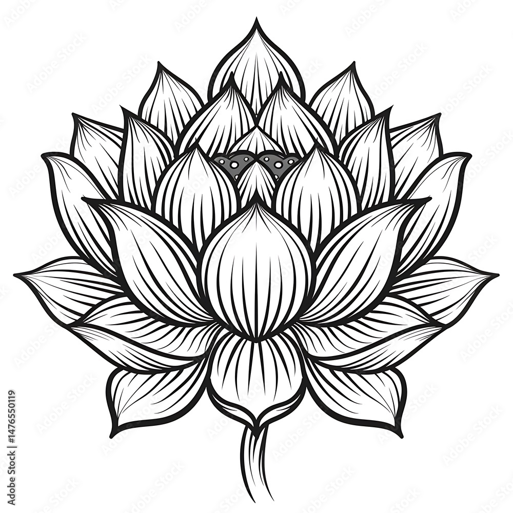 Fototapeta premium Still life lotus with rippling pads high resolution picture