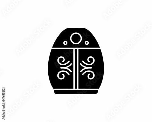 creative details Outline silhouette Air purification icon vector illustration