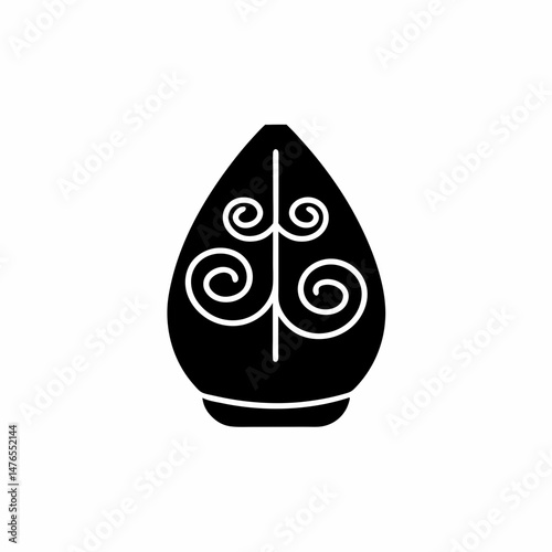 creative details Outline silhouette Air purification icon vector illustration