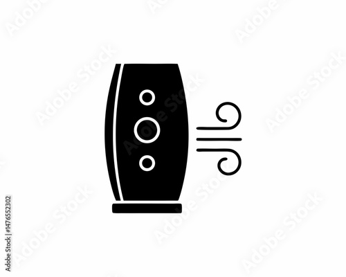 creative details Outline silhouette Air purification icon vector illustration