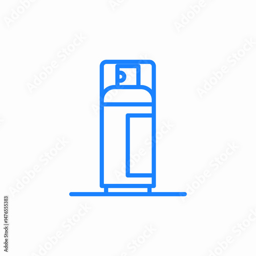 aerosol can hair spray or mousse icon sign vector