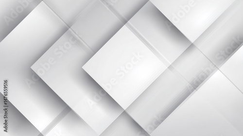 Abstract geometric background featuring layered, themed flat style cube abstract background