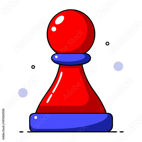 Chess pawn piece