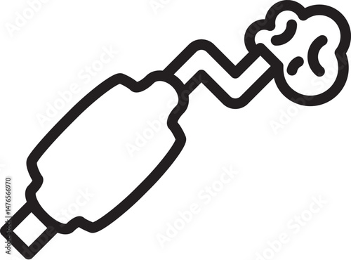 car exhaust icon