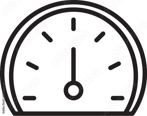 speedometer vector icon
