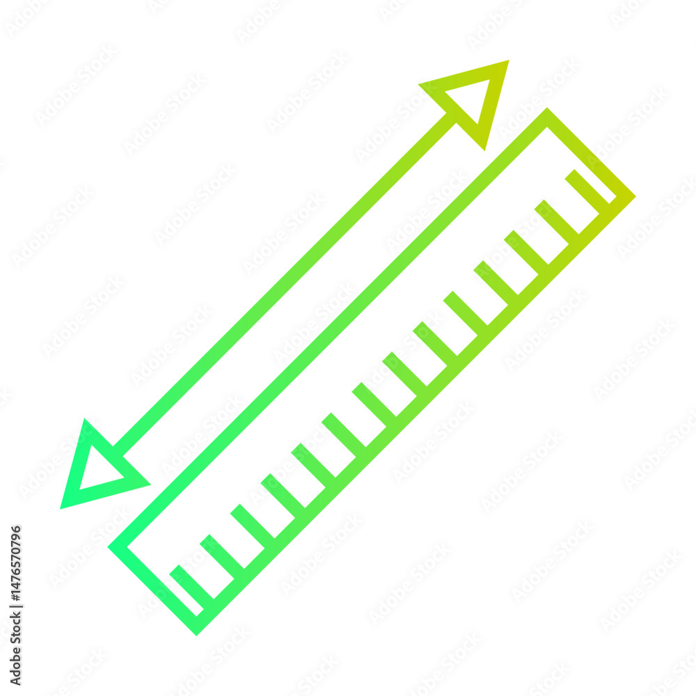 Ruler icon design Ruler icon design