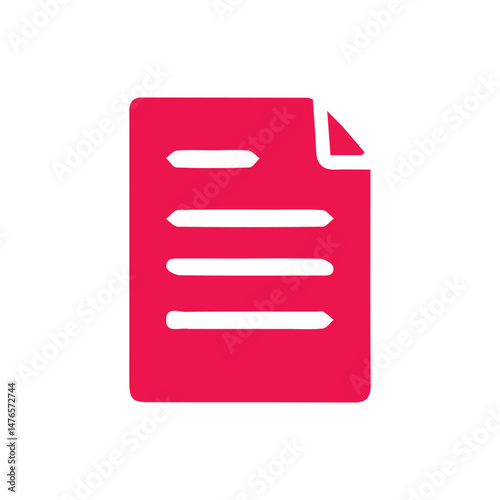 Red document icon