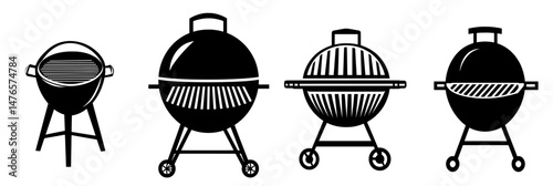 The icon depicts a grill, a hot barbecue roaster featuring a metal lattice