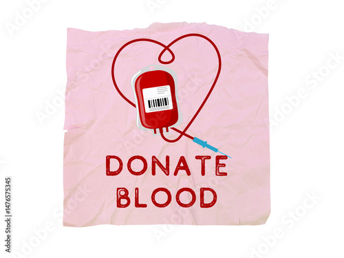 Donate Blood illustration PNG