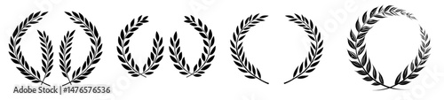 The rye wreath forms a black silhouette, symbolizing a premium quality emblem