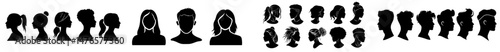 A contemporary flat illustration featuring an avatar, user profile, person icon, or profile picture, ideal for use on social media profiles, icons, screensavers, and as a template