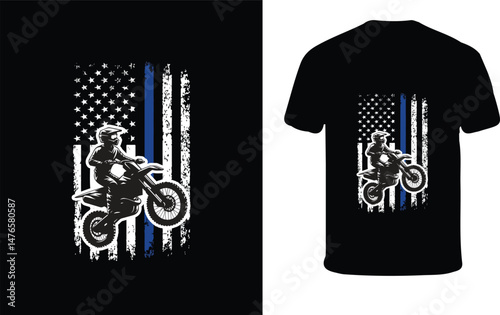 usa flag dart barik t-shirt design