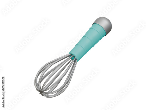 whisk icon 3d illustration render