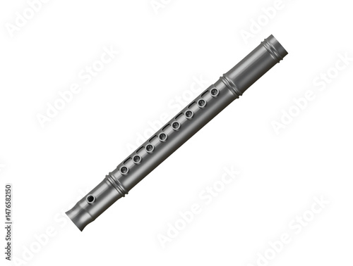 flute icon 3d illustration render