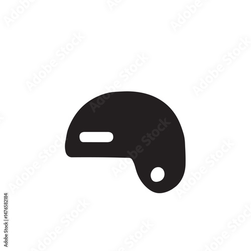 Protective headgear,  rounded shape,  simple design