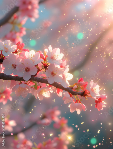 pink cherry blossom