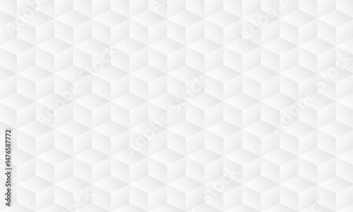 Abstract white and grey geometric background texture