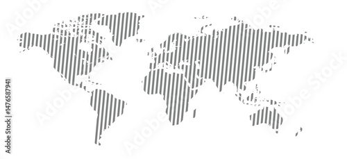 Map line vector