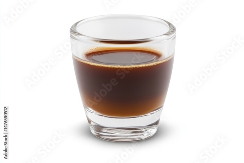 Wallpaper Mural espresso shot in small glass cup isolate on white background Torontodigital.ca
