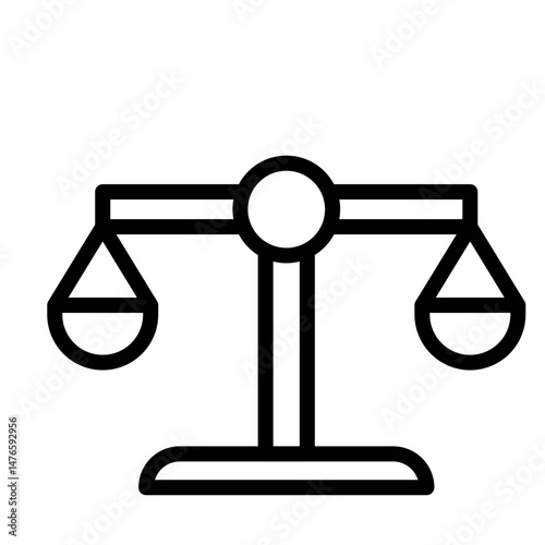 Planned vs Actual Vector Line Icon Design