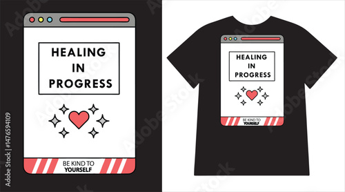 Minimalist Progress Bar Vector Design for T-Shirts Representing Growth, Loading, and Patience

