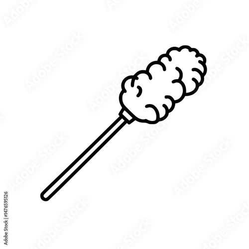 Simple outline of a duster.
