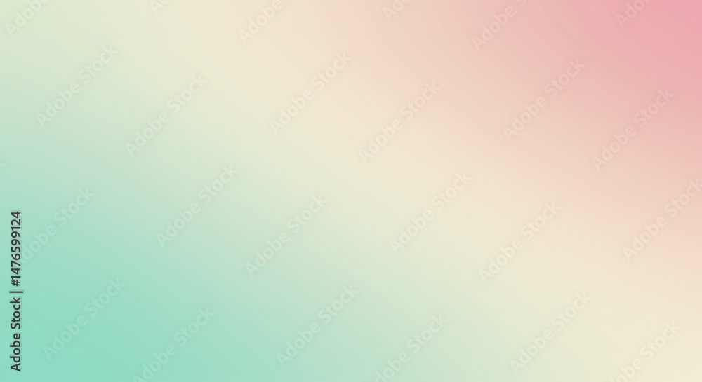 Fototapeta premium Gradient abstract background peach teal pastel