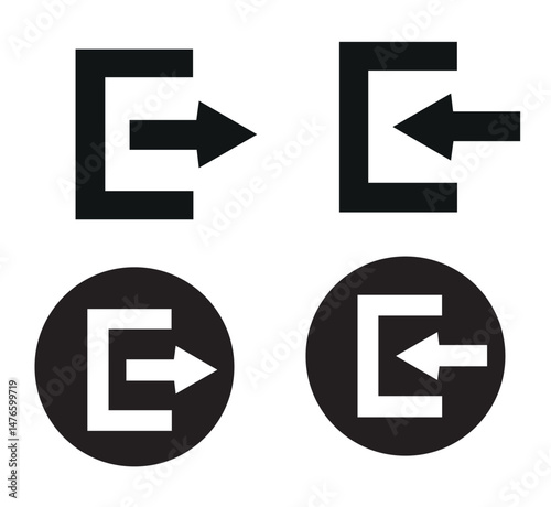 arrow icons set