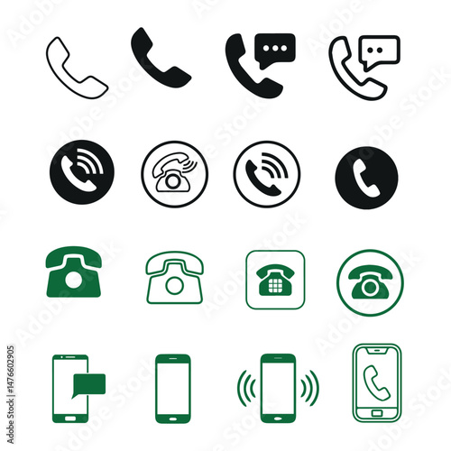 set of icons for web