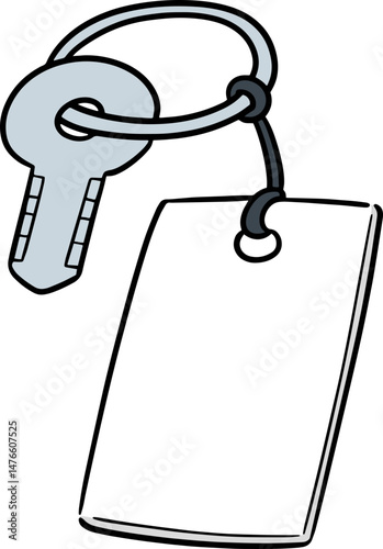 Illustration of keychain

