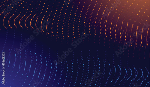 Background particles gradient