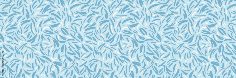 Seamless abstract pattern with pastel and soft blue curved shapes resembling organic strokes. Plain minimalist print for fabric design, wrapping paper, home decor, packaging, Seamless abstract pattern with pastel and soft blue curved shapes resembling organic strokes. Plain minimalist print for fabric design, wrapping paper, home decor, packaging,
