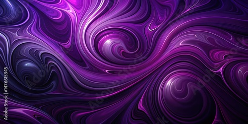 Dark, rich purple abstract background with swirled shapes and vibrant colors, abstract, color