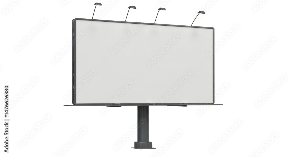 Obraz premium Billboard stands tall awaiting ads