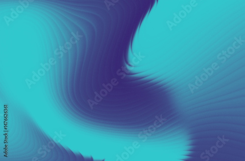 Trendy wavy design in 00s style. Creative blue backdrope