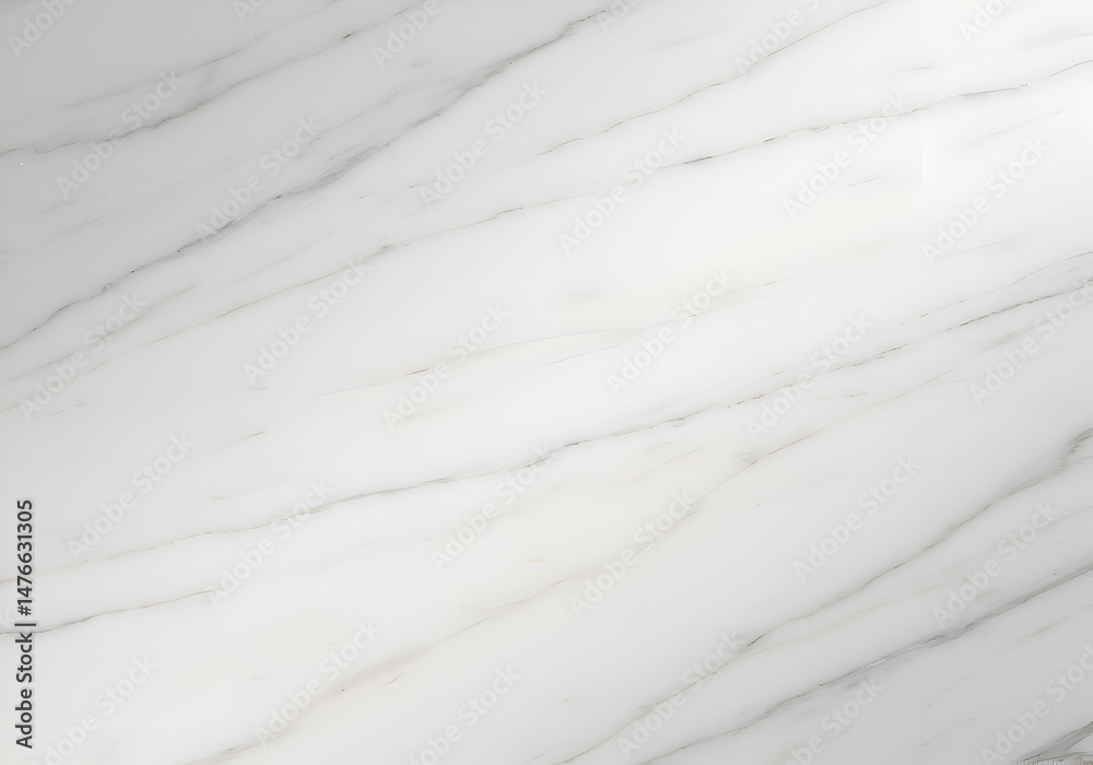 Obraz premium Carrara Marble White Background with Faint Linear Veins and Matte Surface