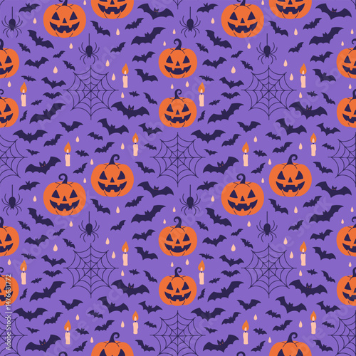 Seamless Halloween Pattern